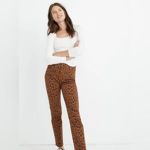 Madewell Stovepipe Jeans in Leopard